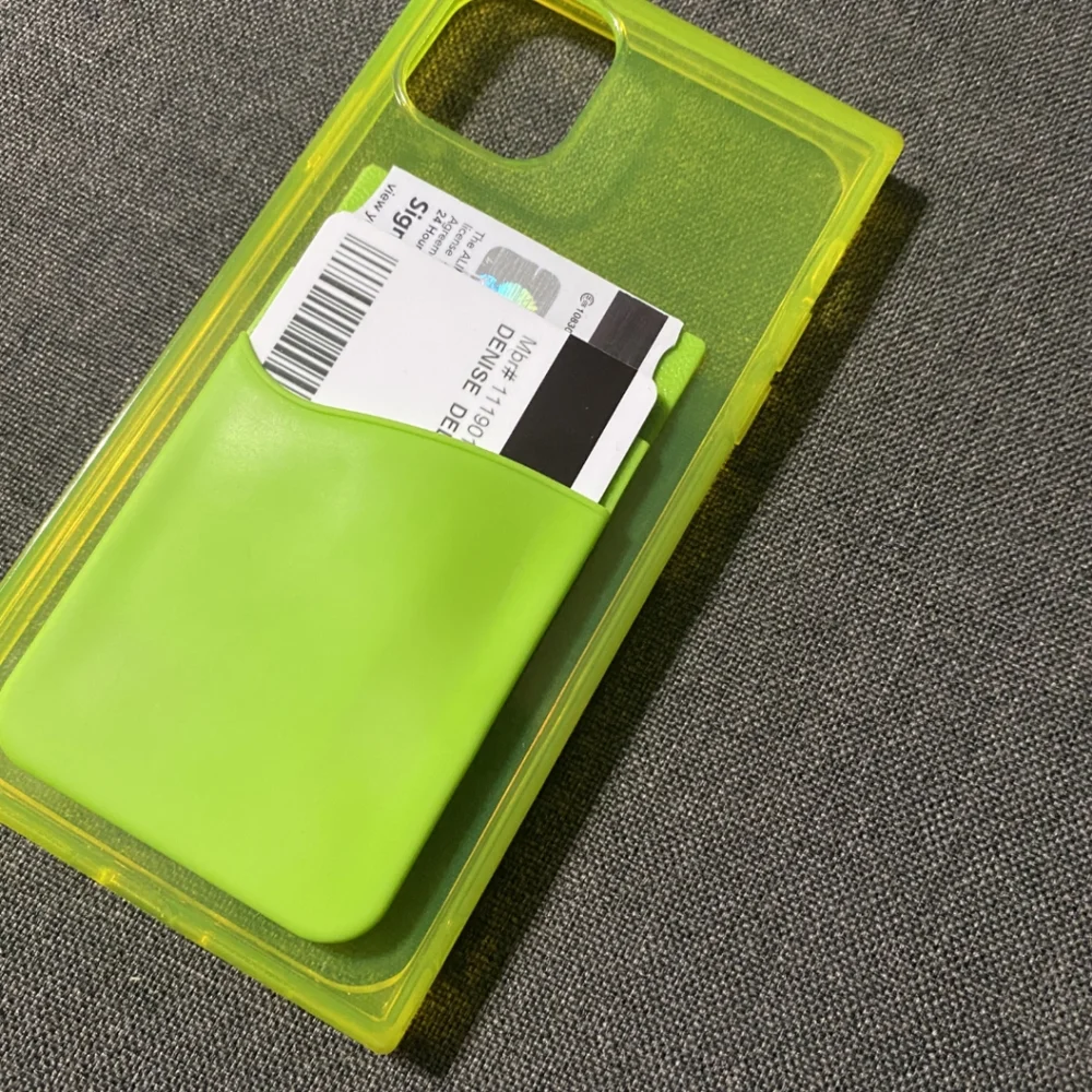 Magnetic 2 Pocket Stick-on Silicone Cell Phone Wallet